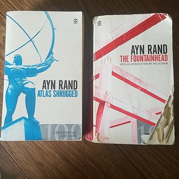 Atlas Shrugged & The Fountainhead by Ayn Rand - Picture 1 of 8